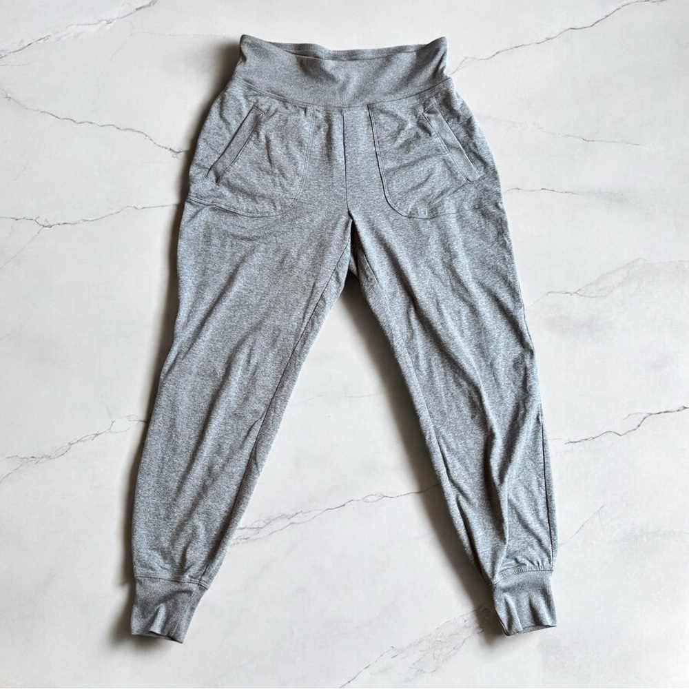 Marika Gray High-Rise Jogger Sweatpants